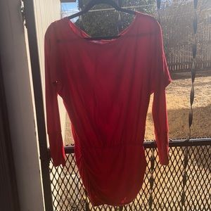 Boston proper gorgeous red sexy dress XS